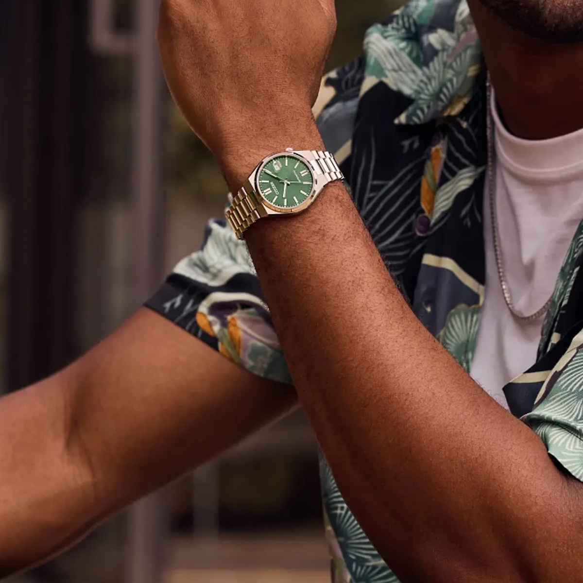 Citizen Tsuyosa 37mm Men's Watch, Green Dial