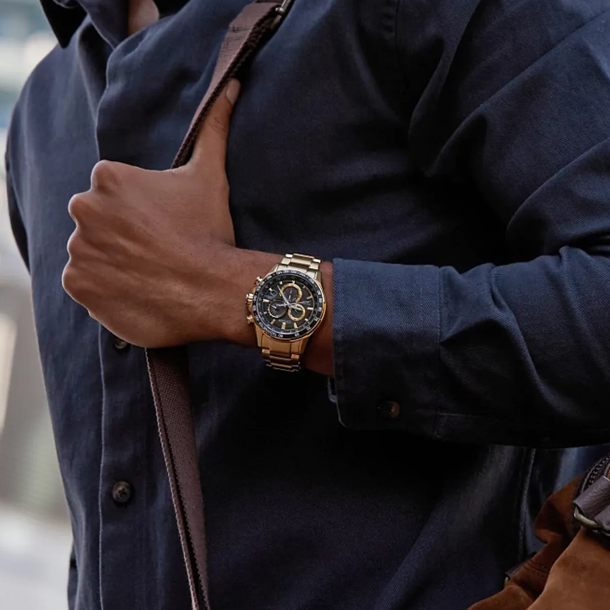 Citizen PCAT Atomic Timekeeping Chronograph 43mm Men's Watch, Black Dial