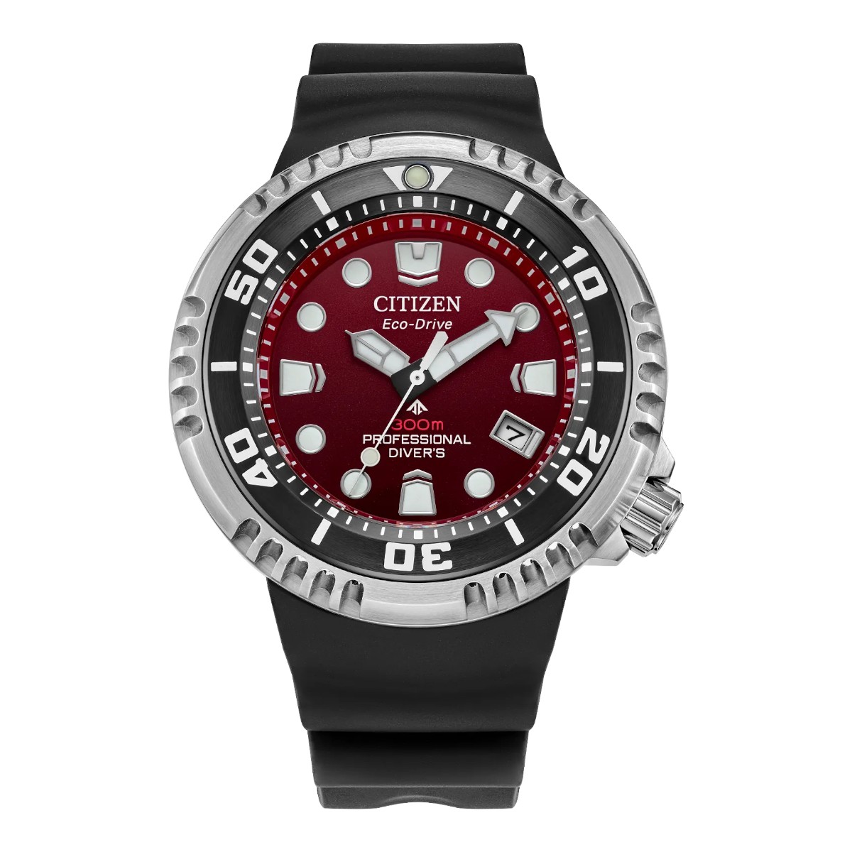 Citizen Promaster Dive E365 46mm Men's Watch, Red Dial