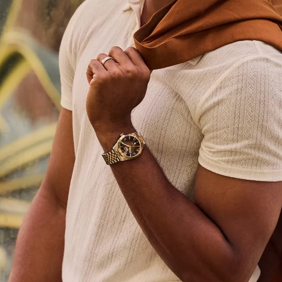 Citizen Rolan 40.5mm Men's Watch, Brown Dial