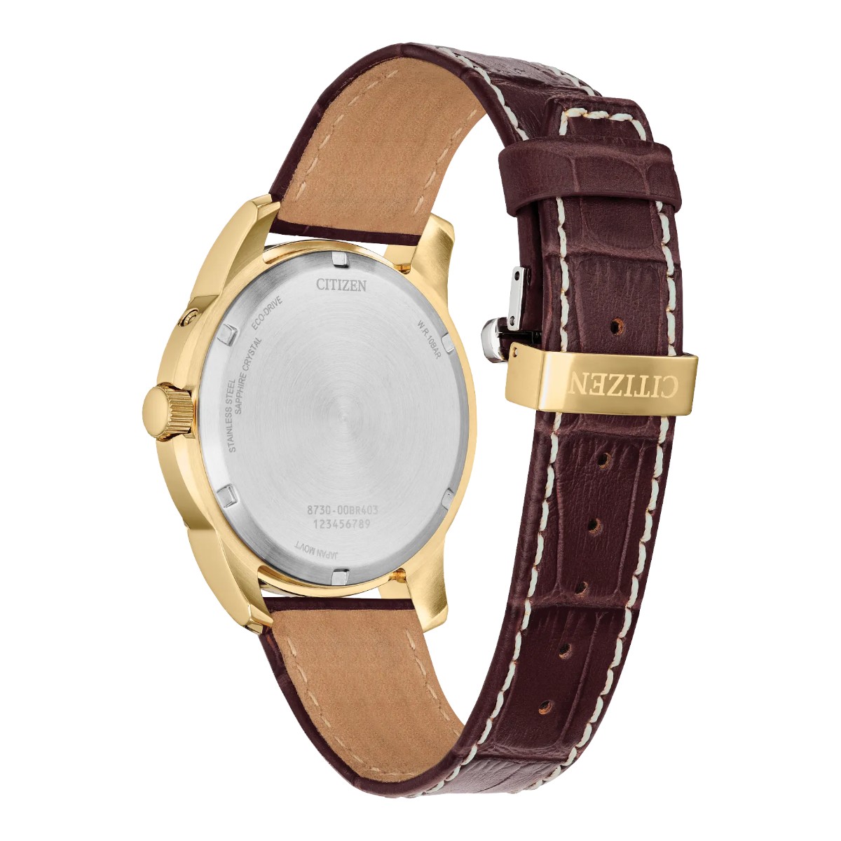 Citizen Calendrier 41.8mm Watch, Gold Dial