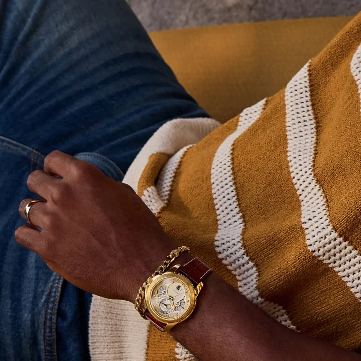 Citizen Calendrier 41.8mm Watch, Gold Dial