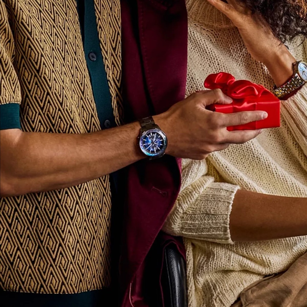 Citizen Attesa 42mm Women's Watch, Blue and Green Dial