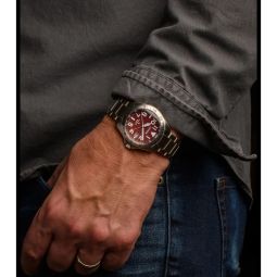 Citizen Zenshin Chronograph 42.5mm Men's Watch, Textured Salmon