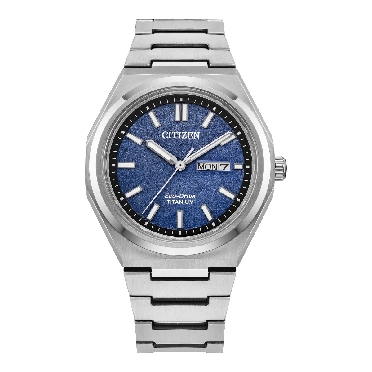 Citizen Zenshin Three-Hand 39mm Watch, Blue Dial