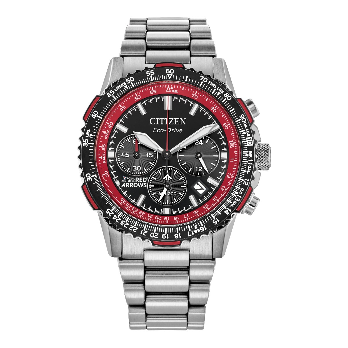 Citizen Promaster Navihawk 40mm Men's Watch, Black and Red Dial