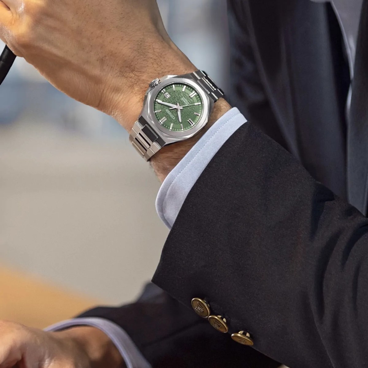Citizen Series8 39mm Men's Watch, Green Dial