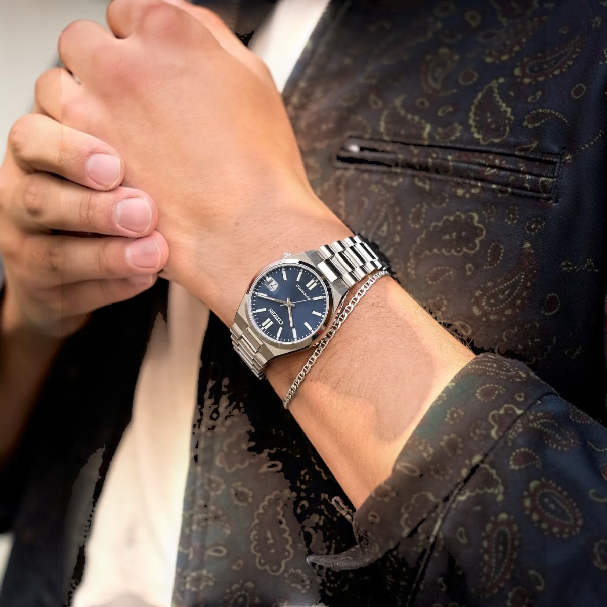 Citizen Tsuyosa Automatic 37mm Men's Watch, Blue Dial