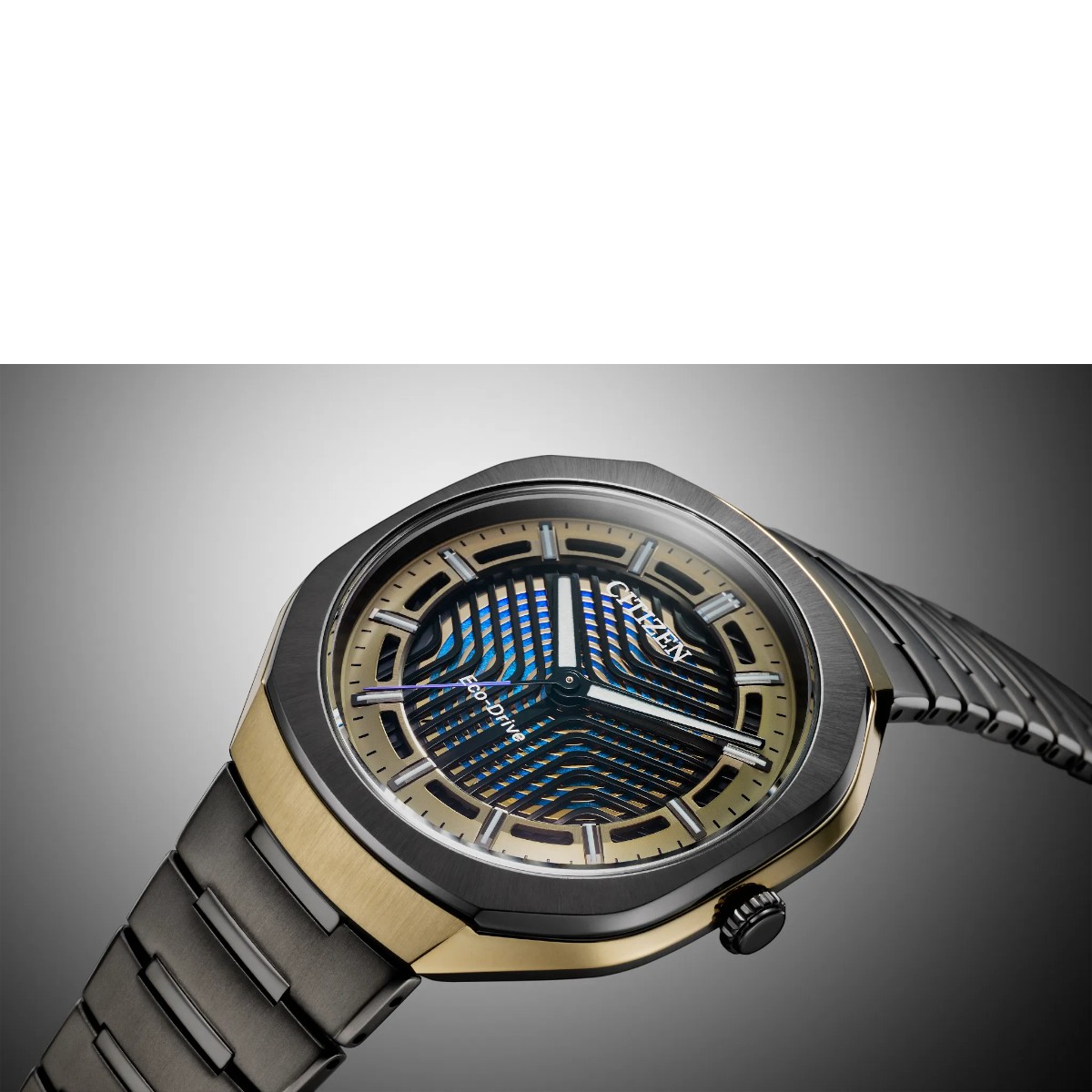 Citizen Eco-Driven Photon 40mm Men's Watch, Black and Gold Dial