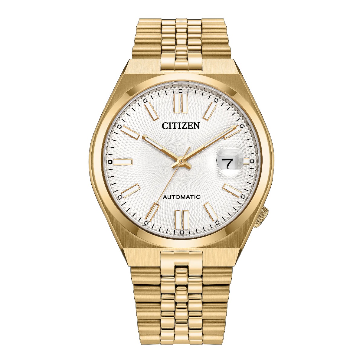 Citizen Tsuyosa 60 Hour 40mm Men's Watch, White Textured Dial
