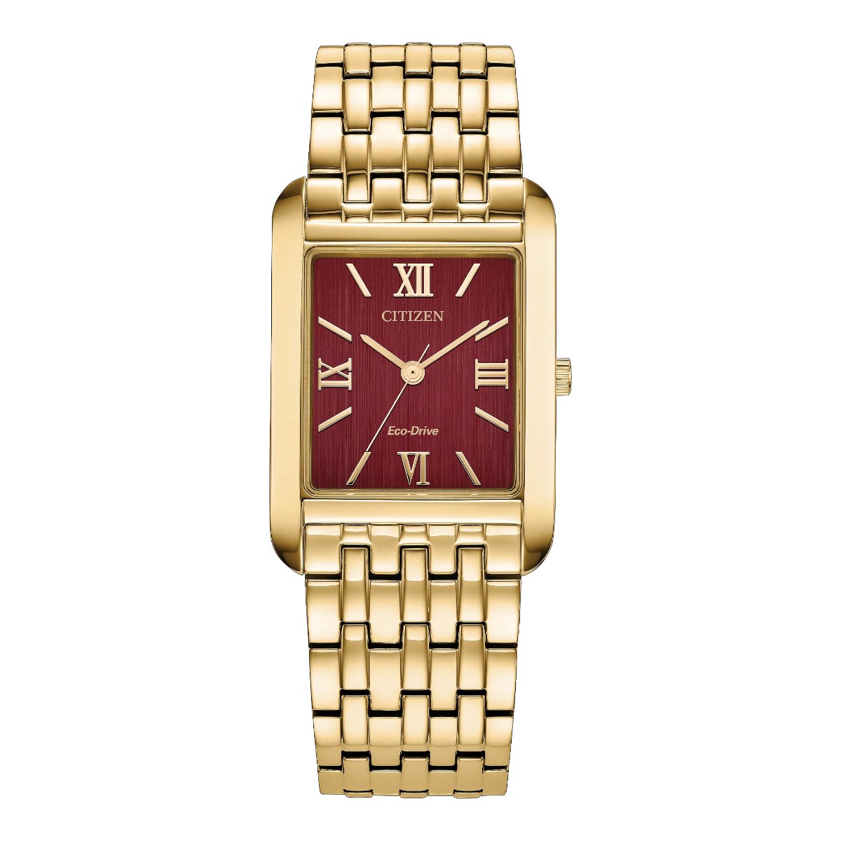 Citizen Addysen 36mm x 26.5mm Women's Watch, Red Dial