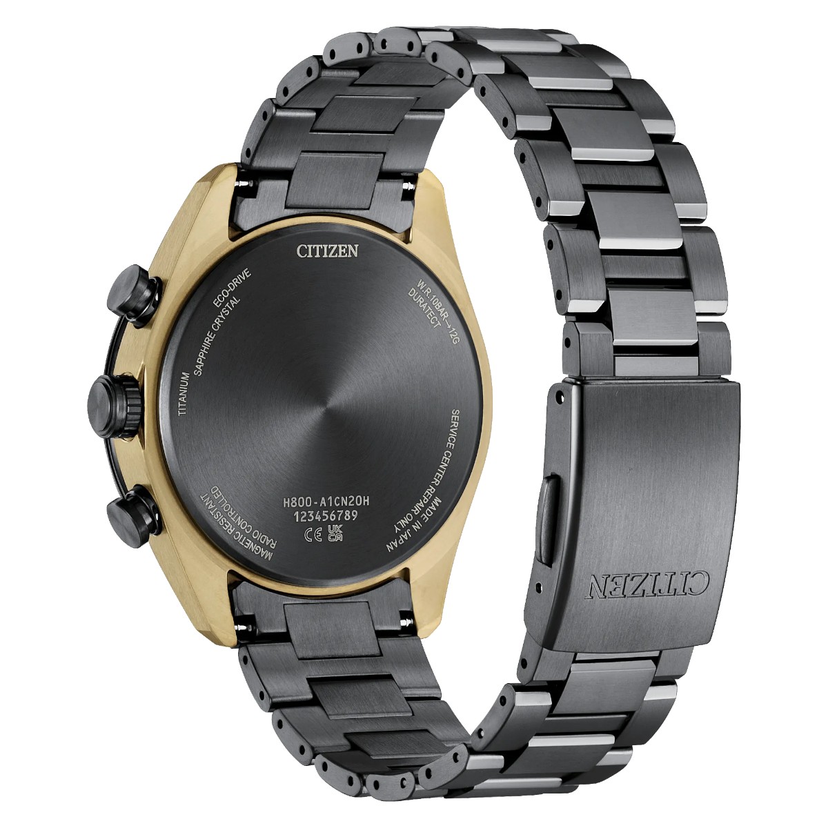 Citizen Attesa Light 42mm Men's Watch, Black Titanium Dial