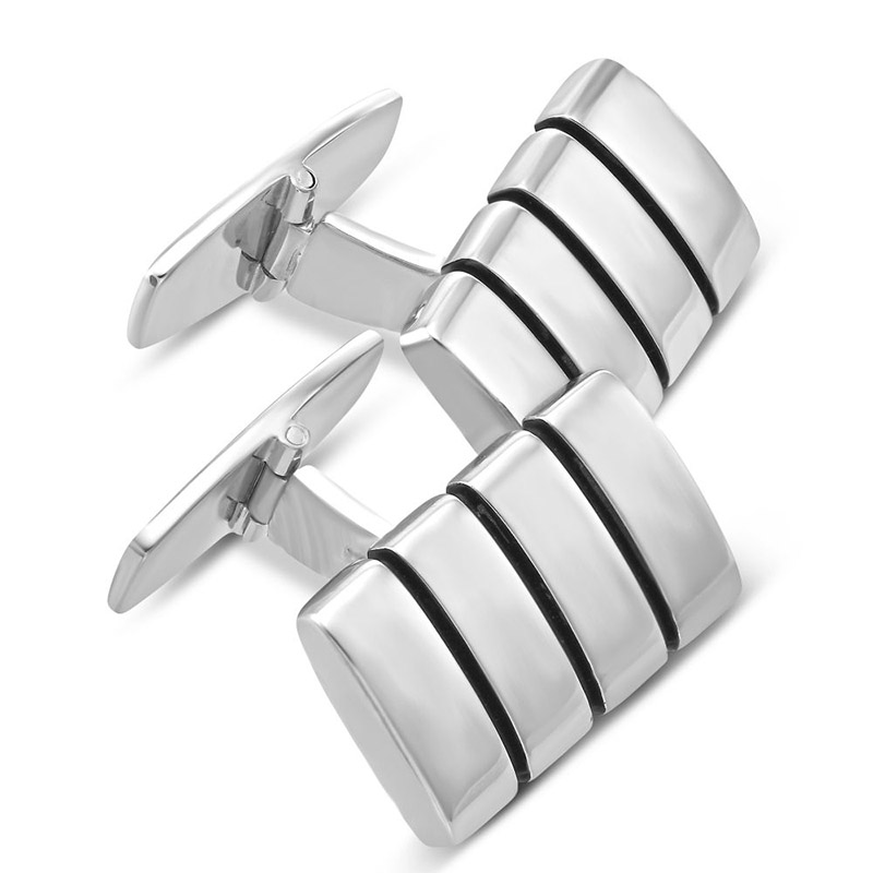 Sterling Silver Rectangular Cufflinks Borsheims