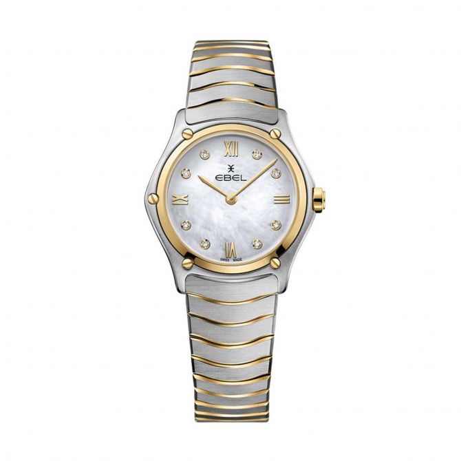 EBEL Sport Classic Women's 29mm Watch, White Mother of Pearl Dial