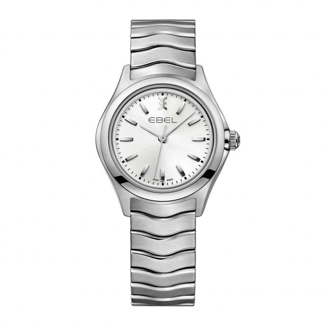 EBEL WaveWomen's Watch, Silver-Toned Metallic Dial 30mm