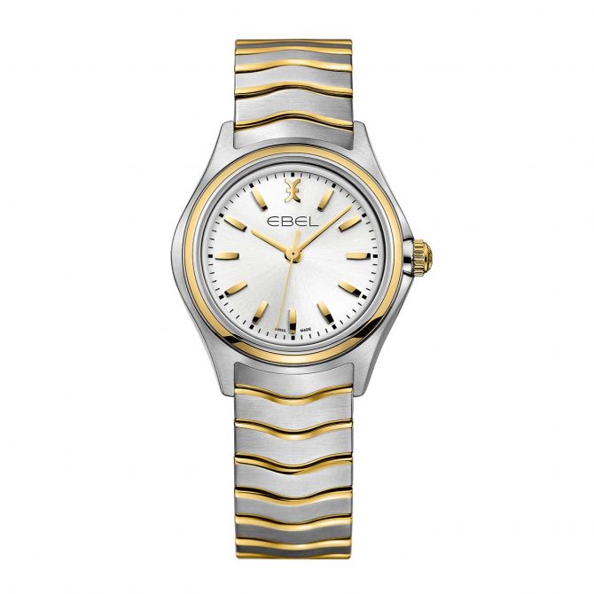 EBEL Wave Women's Watch, Silver-Toned Metallic Dial