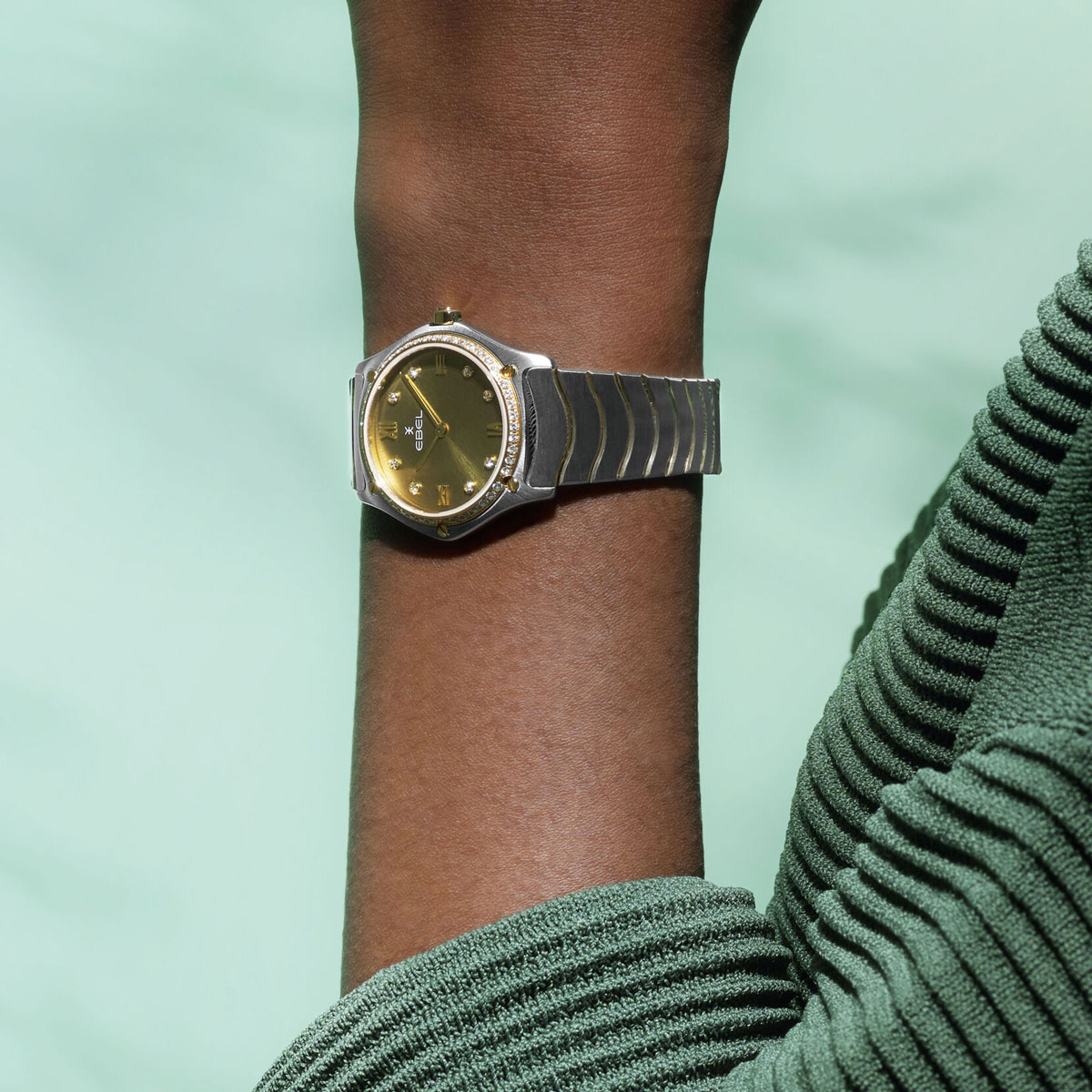 EBEL Sport Classic Women's 29mm Watch, Green Dial