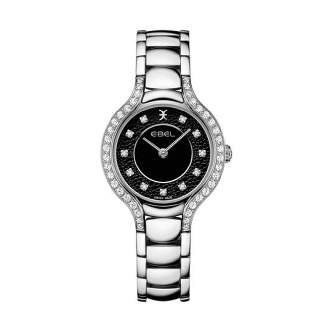 EBEL Beluga Women's 28mm Watch, Black and Diamond Dial