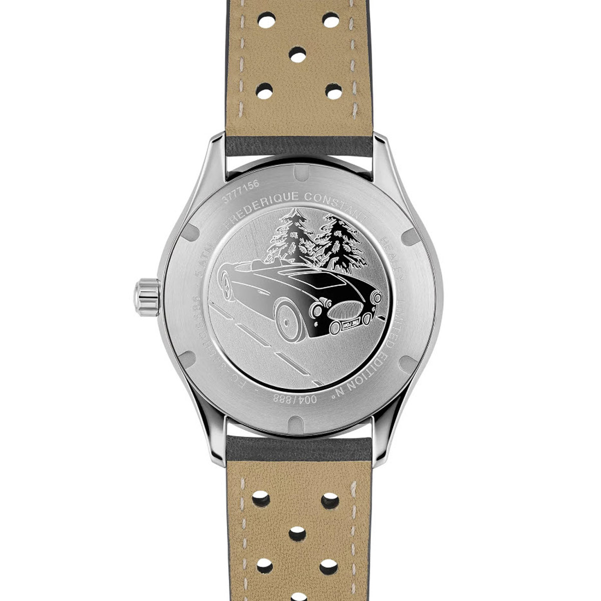 Frederique Constant Vintage Rally Healey Automatic Small Seconds 40mm Watch, Grey Dial