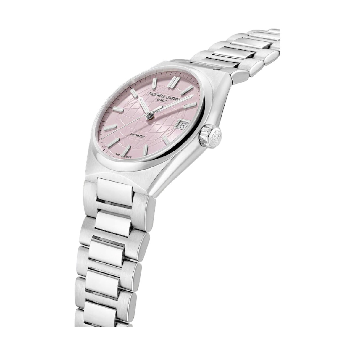 Frederique Constant Highlife Automatic 34mm Women's Watch, Pink Dial