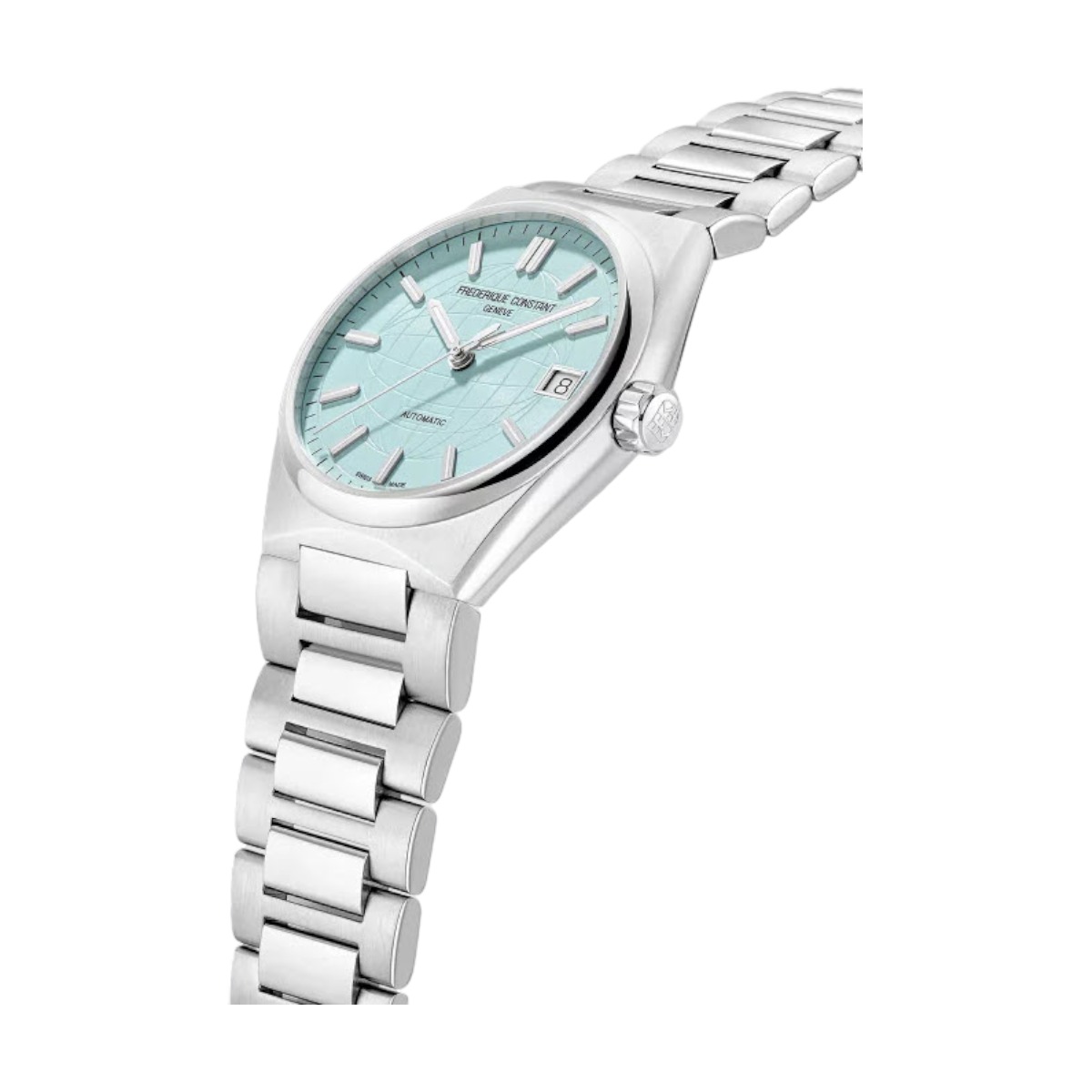 Frederique Constant Highlife Automatic 34mm Women's Watch, Cool Blue Dial