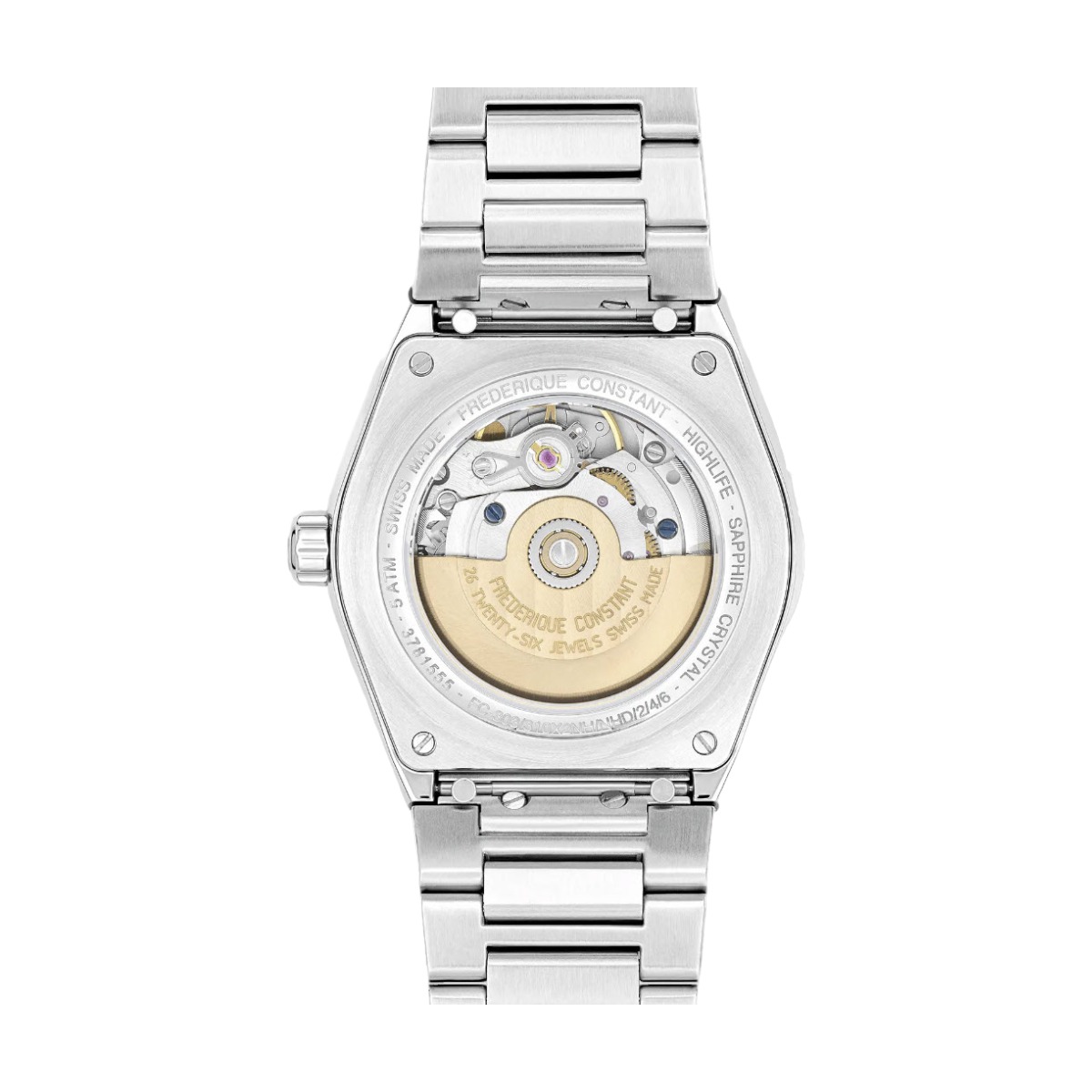 Frederique Constant Highlife Automatic 34mm Women's Watch, Cool Blue Dial