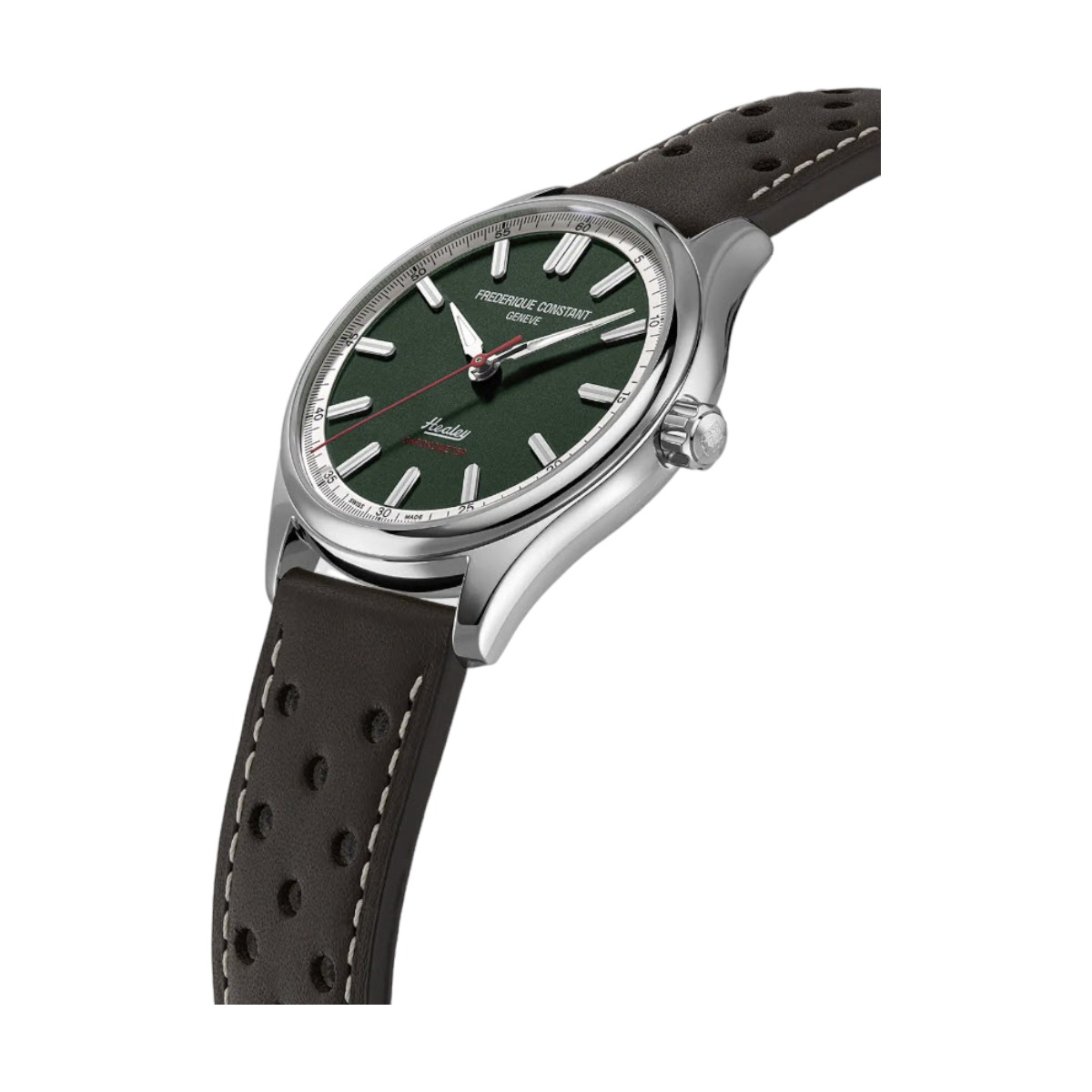 Frederique Constant Classics Vintage Rally Healey COSC Automatic 40mm Men's Watch, Green Dial