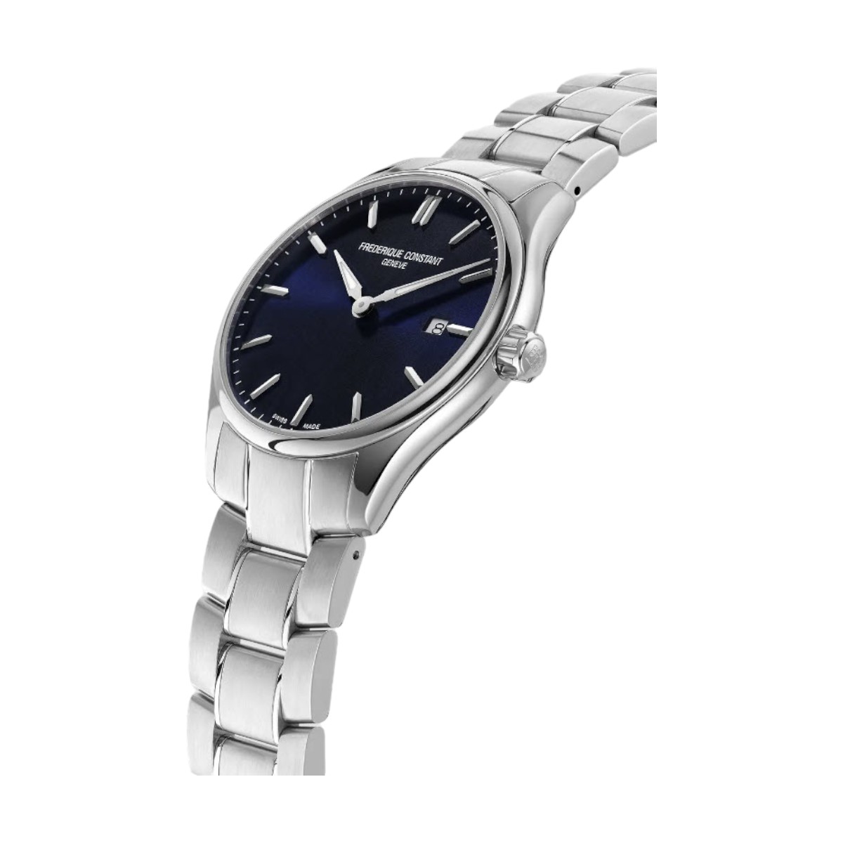 Frederique Constant Classic Quartz 40mm Men's Watch, Blue Dial