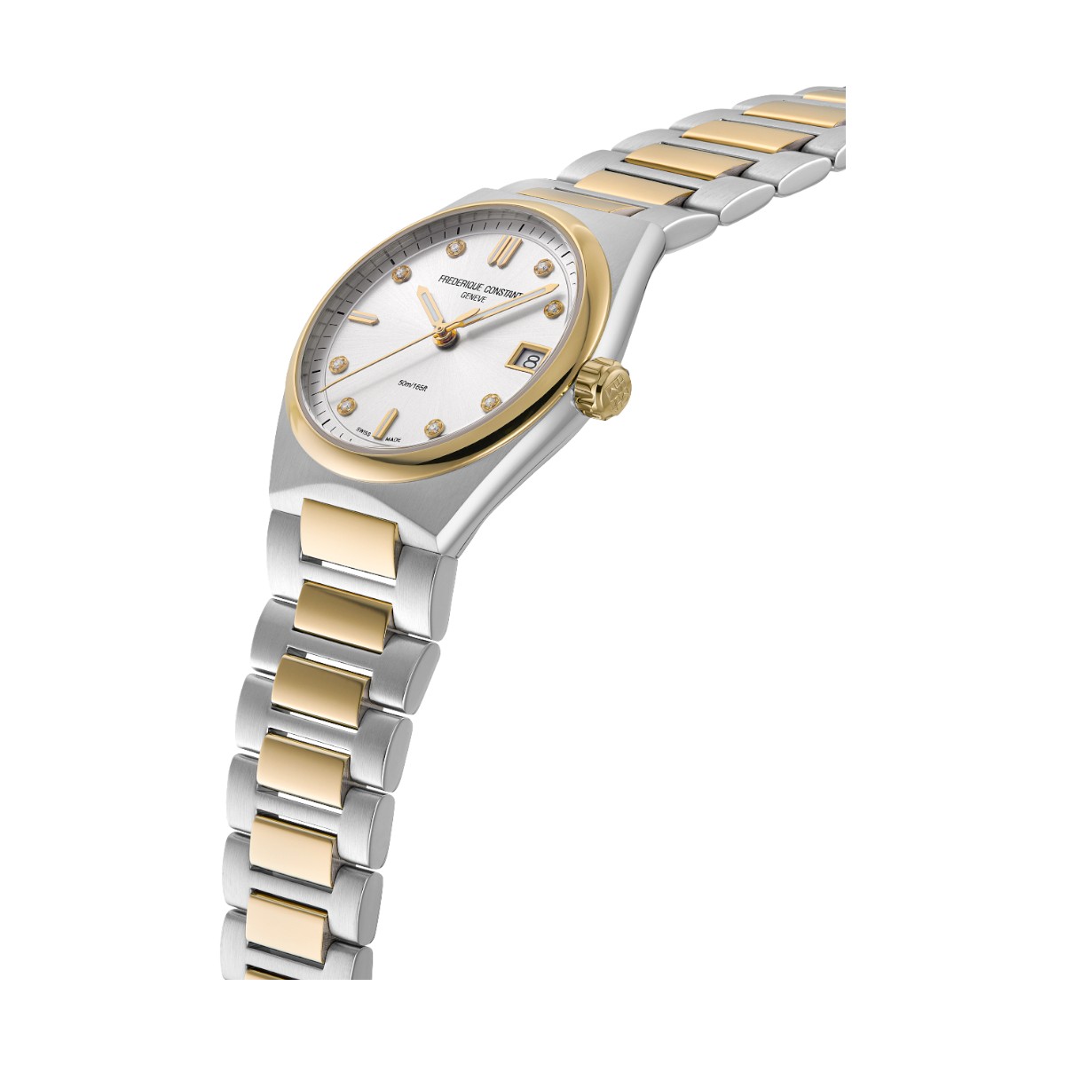 Frederique Constant Highlife Quartz 31mm Watch, Silver Tone and Diamond Dial