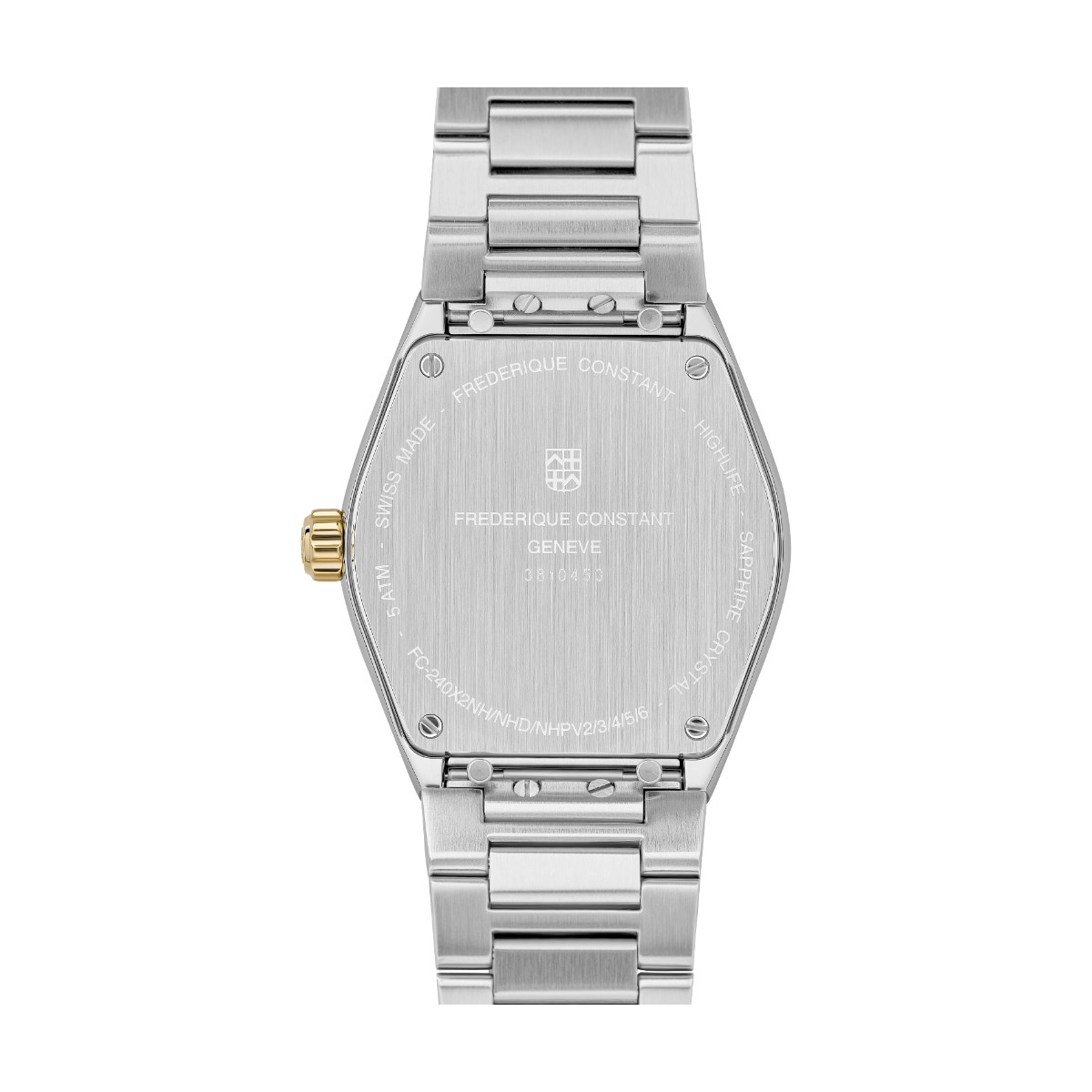 Frederique Constant Highlife Quartz 31mm Watch, Silver Tone and Diamond Dial