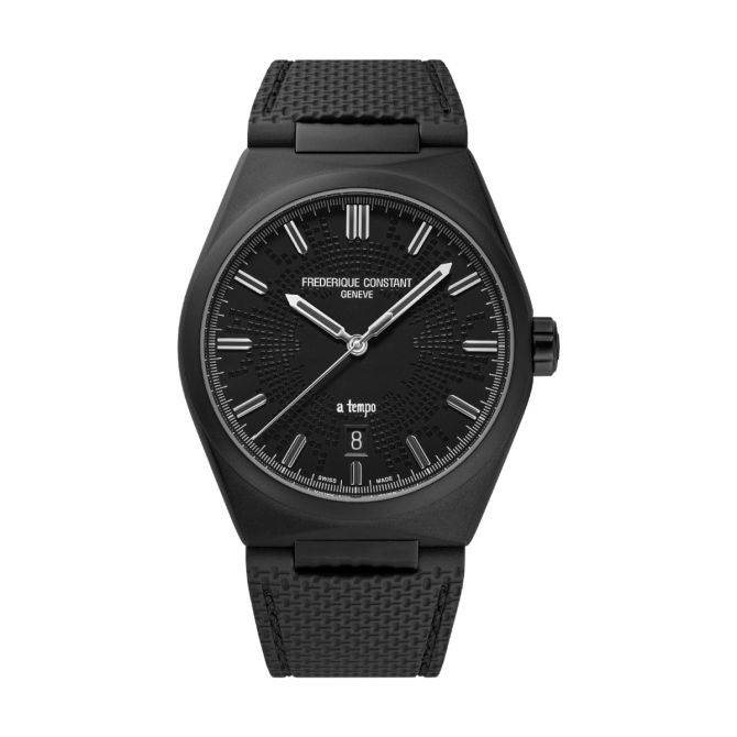 Frederique Constant Avener Collab Highlife Automatic 39mm Watch, Black Dial