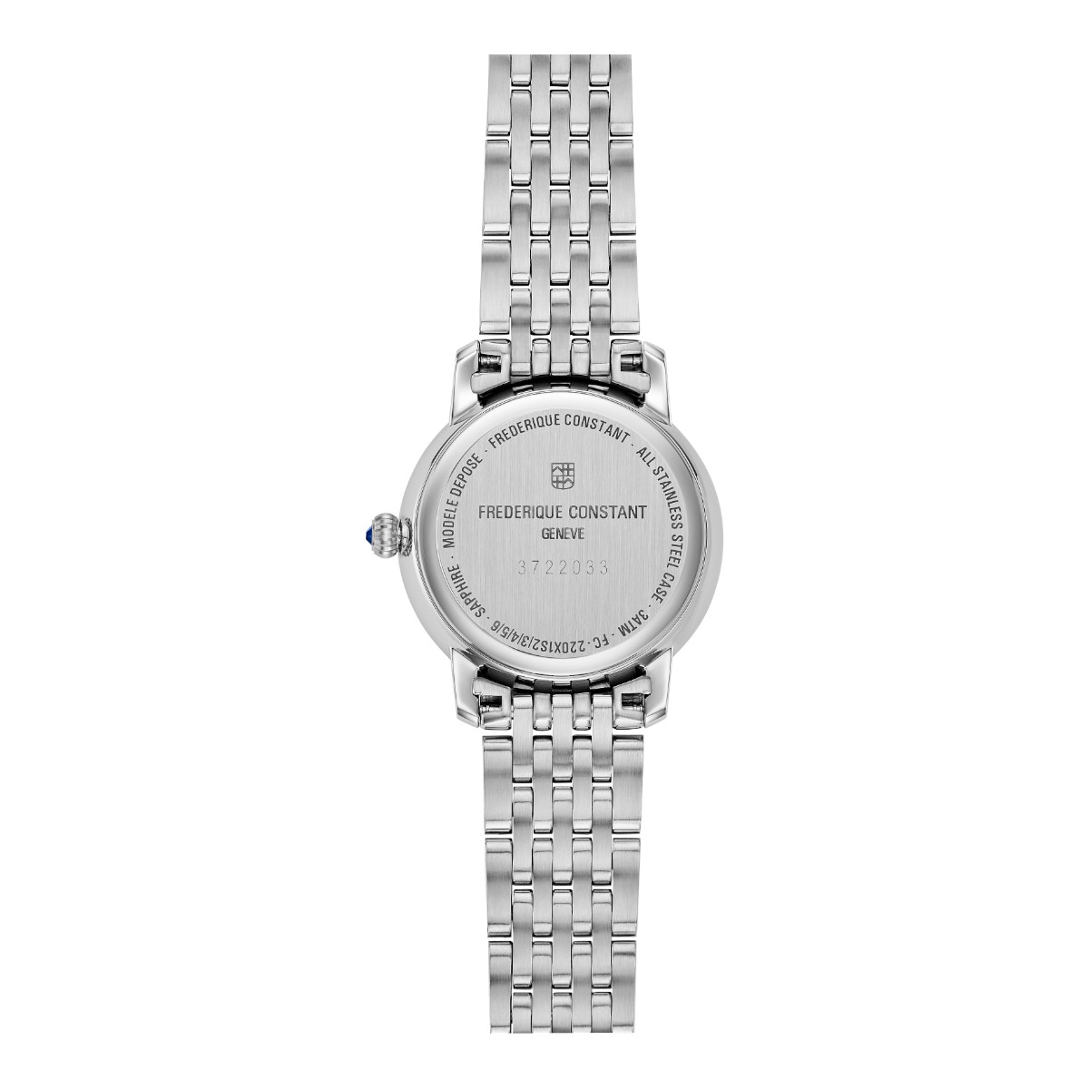 Frederique Constant Classics Slimline 30mm Women's Watch, Mother of Pearl Dial