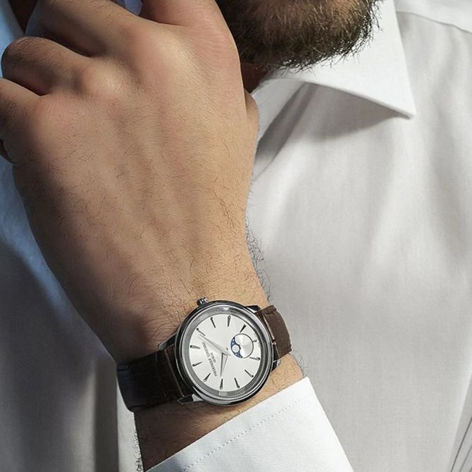 Frederique Constant Men 's fc-306s4s6b2アナログディスプレイスイス自動シルバー腕時計並行輸入 : Frederique Constant Men\u0027s Classic Swiss Made Automatic
