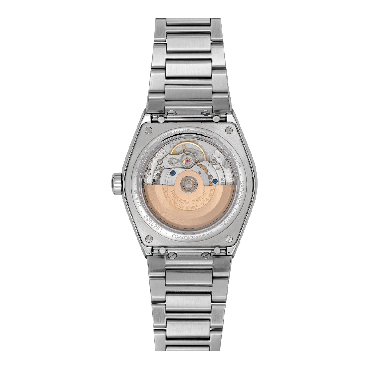 Frederique Constant Highlife Automatic COSC 41mm Men's Watch, Silver Dial