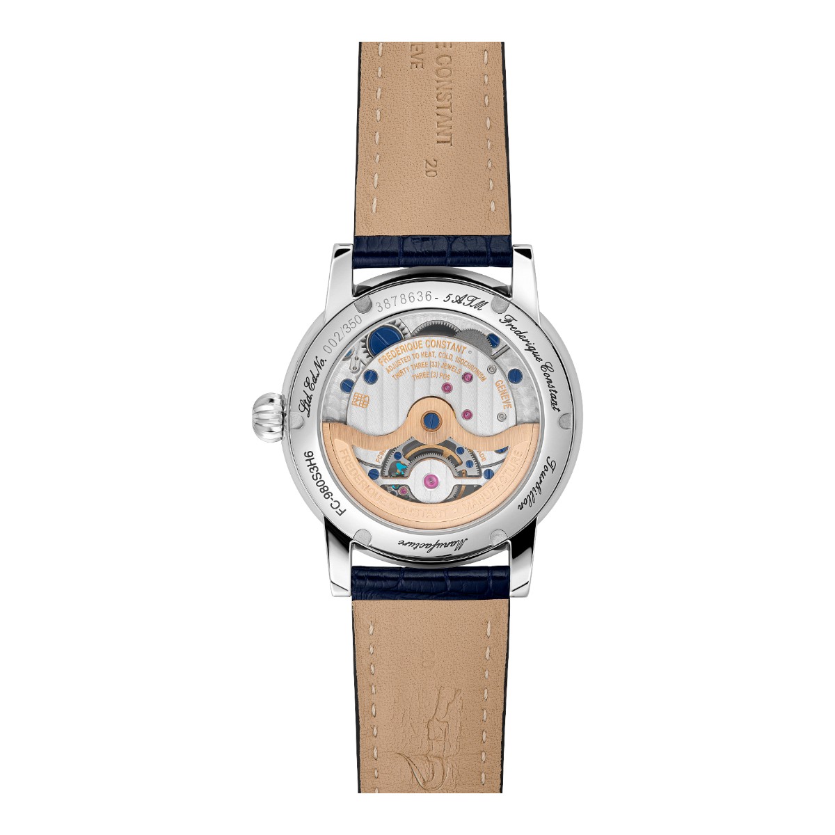 Frederique Constant Manufacture Classic Tourbillon 39mm Men's Watch, Silver Tone Dial