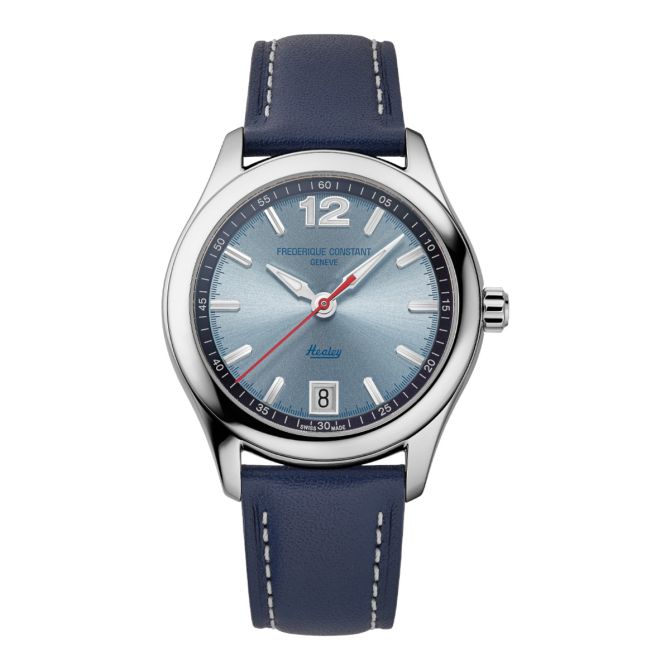 Frederique Constant Classics Vintage Rally Healey 36mm Watch, Blue Dial