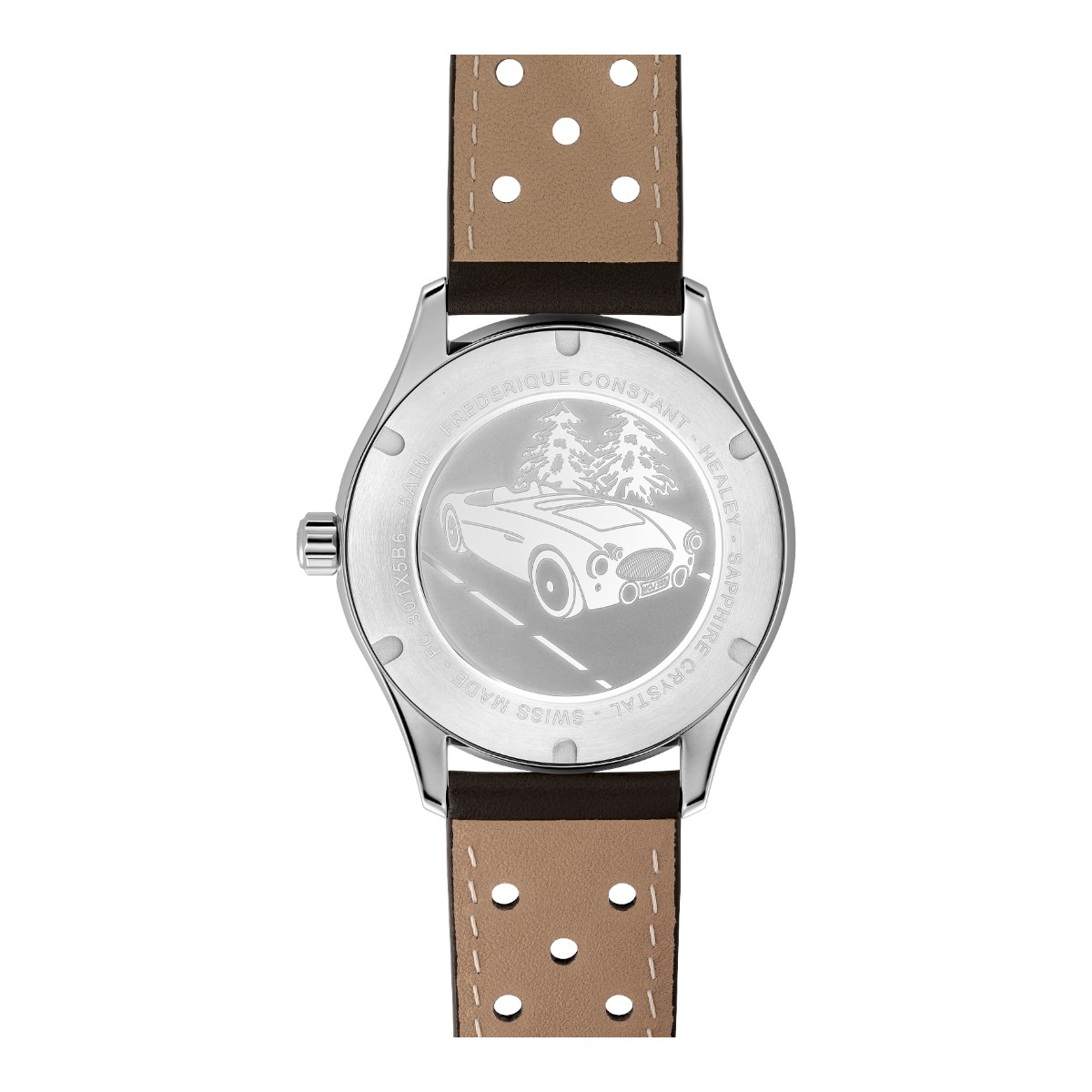 Frederique Constant Classics Vintage Rally Healey 40mm Watch, Green Dial