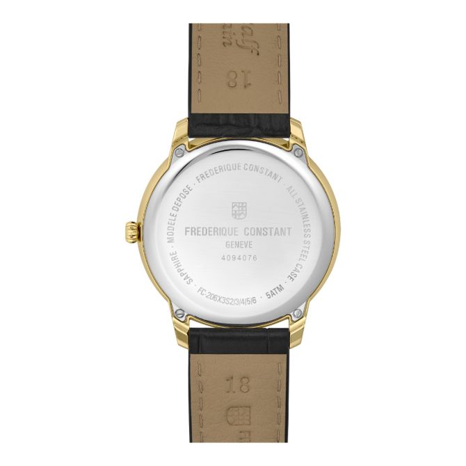 Frederique Constant Classics Moneta Moonphase 37mm Watch, Silver