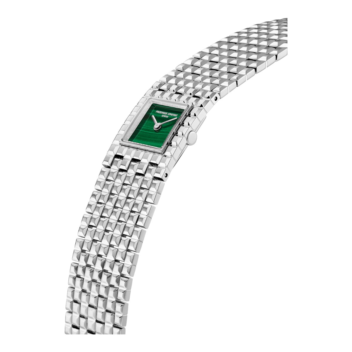 Frederique Constant Classics Manchette 25mm x 20mm Watch, Green Dial