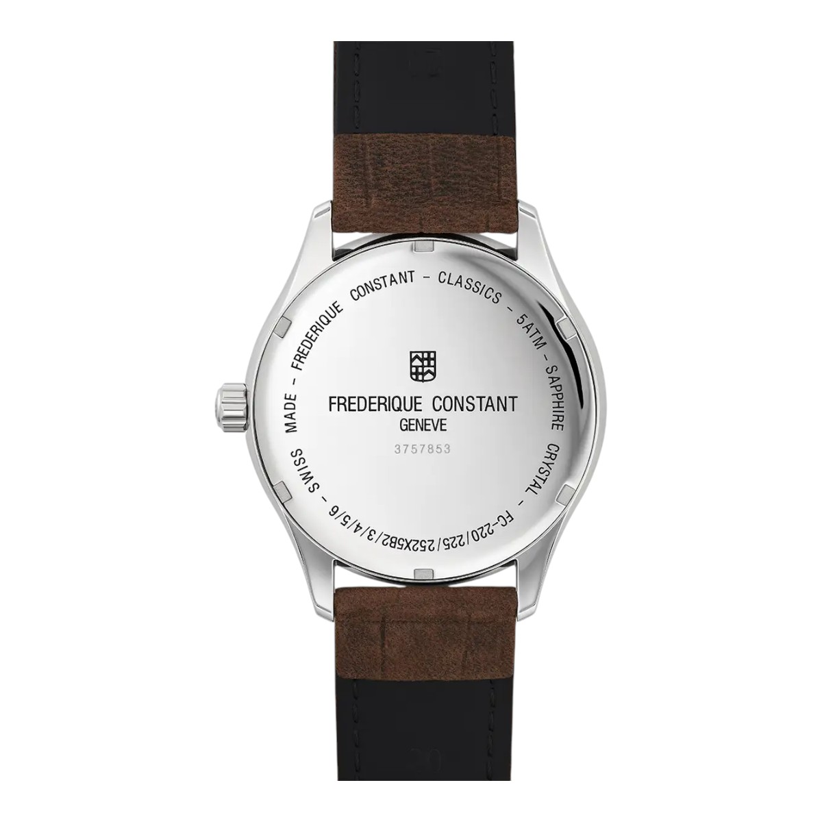 Frederique Constant Classics Quartz 40mm Men's Watch, Silver Dial