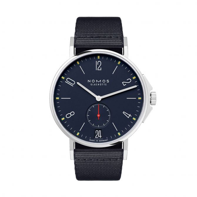 Nomos Glashuette Ahoi Date Atlantic 40.3mm Watch, Atlantic Blue Dial