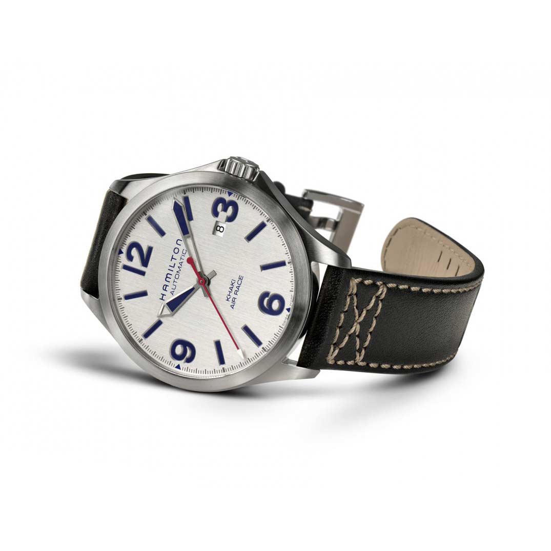 Hamilton Khaki Aviation Air Race 42mm Men's Watch, Blue and Silver Dial