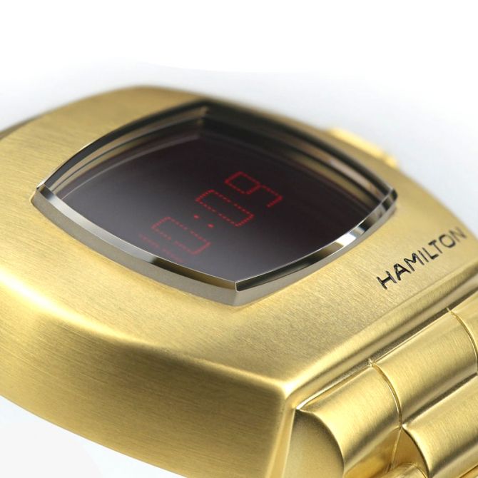 Hamilton American Class Pulsar Digital Quartz, Gold
