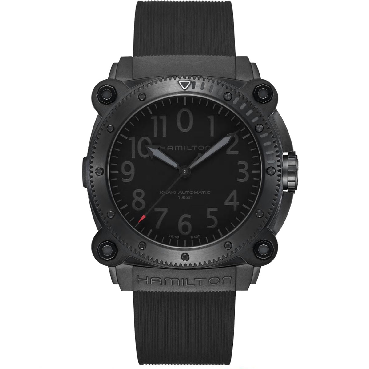 Hamilton Khaki Navy BeLOWZERO Auto 46mm Watch, Limited Edition Red