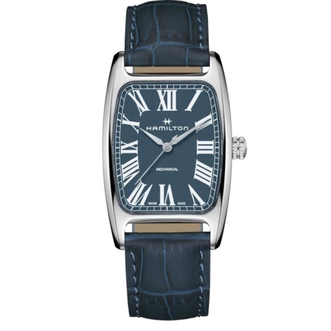 Hamilton American Classic Boulton Mechanical Watch, Blue and White Dial