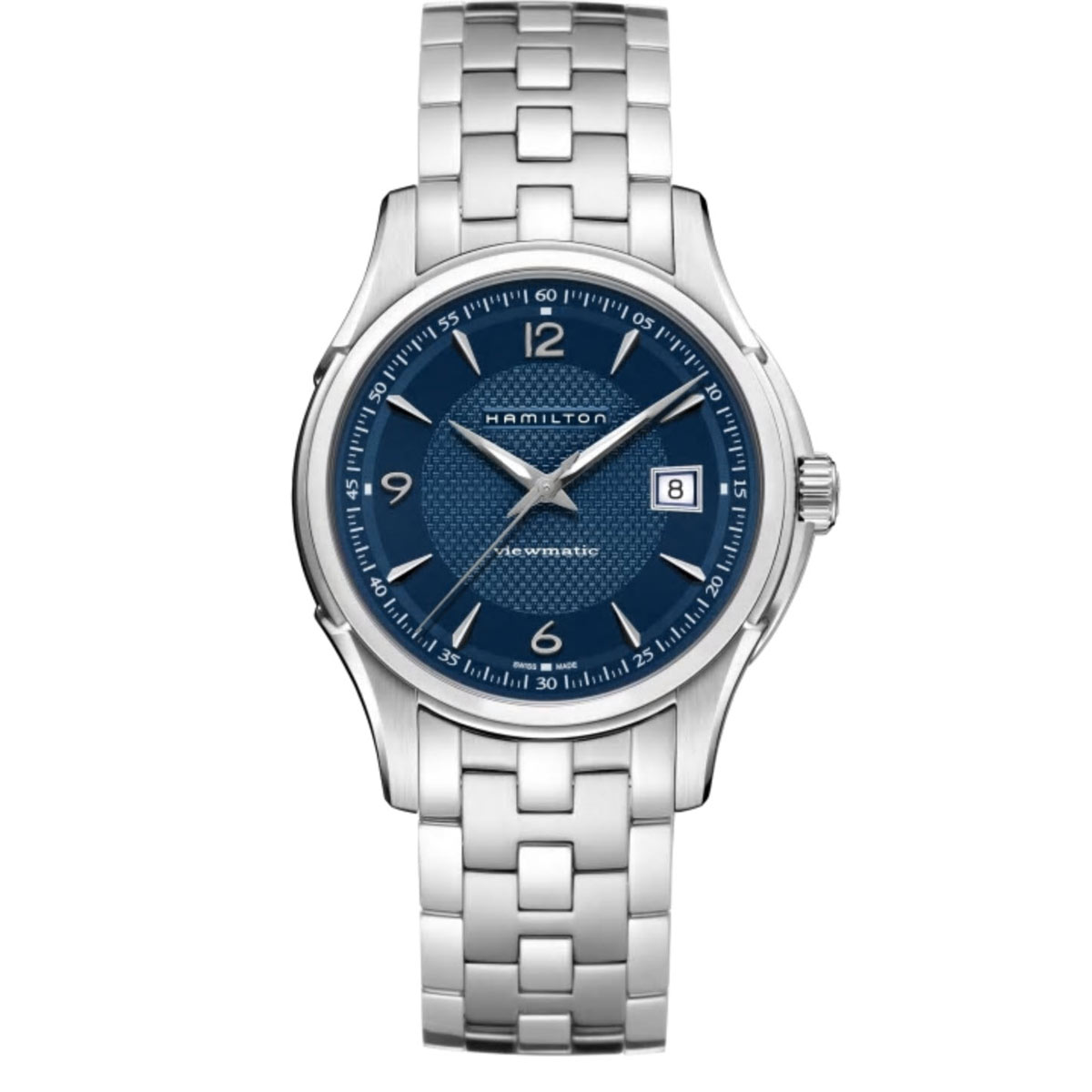 Hamilton Jazzmaster Viewmatic Auto 40mm Watch, Blue and Grey Dial