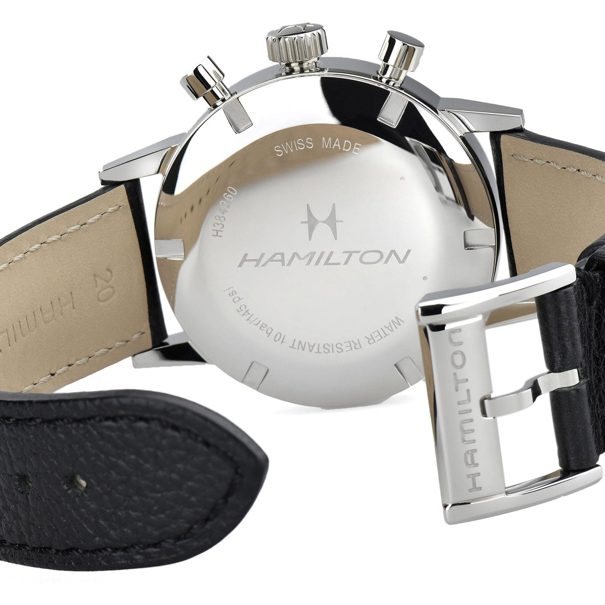 Hamilton American Classic IntraMatic Chronograph H 40mm Men's Watch, Cream and Navy Dial
