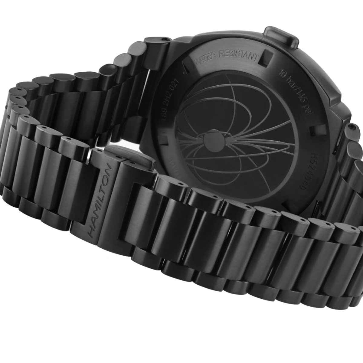 Hamilton American Classic PSR Digital Quartz 40mm Watch, Black Stainless Steel Bracelet