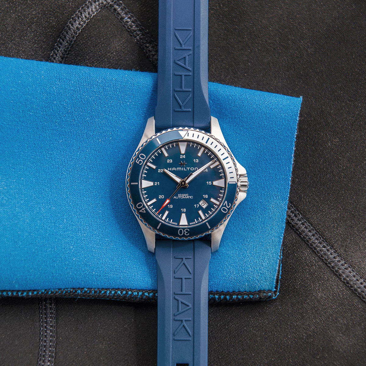 Hamilton Khaki Navy Scuba Automatic 40mm Watch, Navy Blue Dial