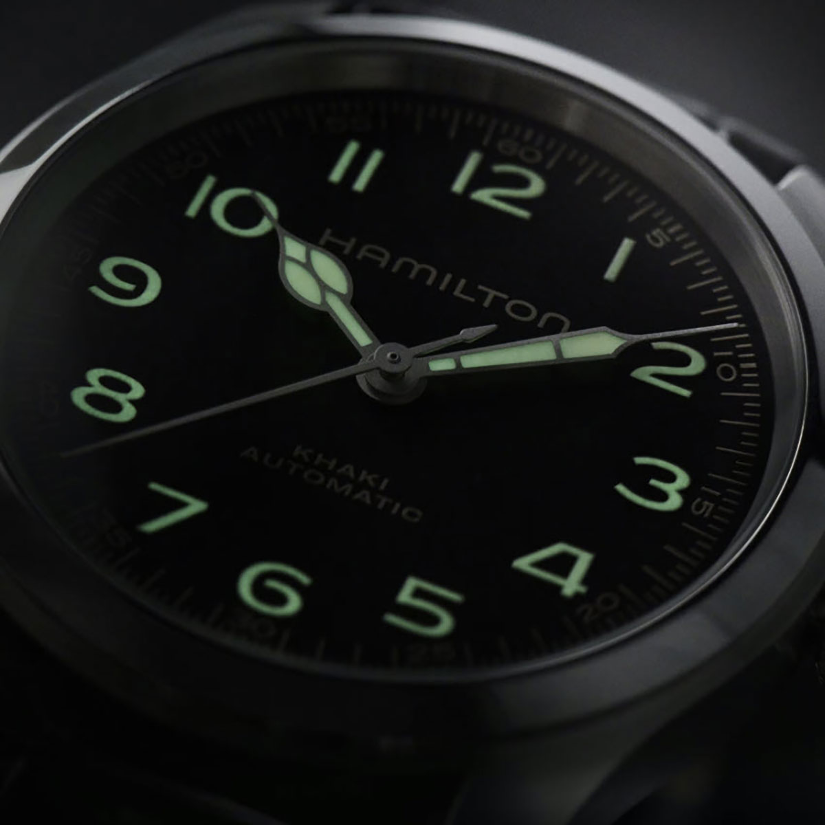 Hamilton Khaki Field Murph 38mm Men's Watch, Black Dial